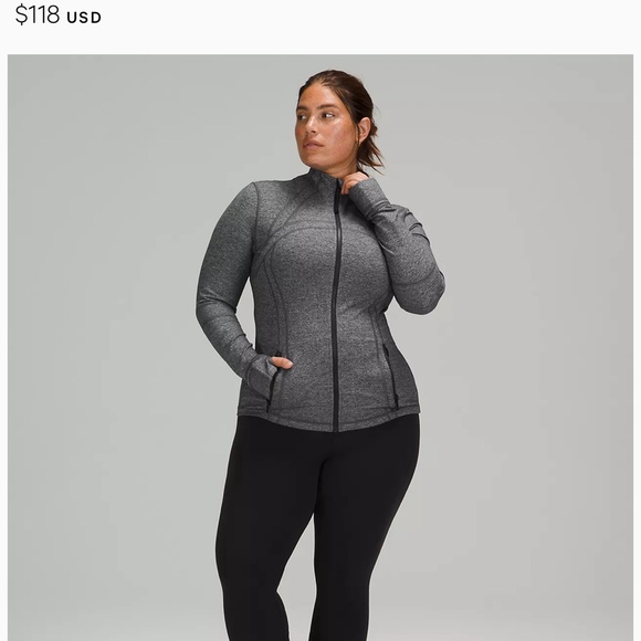 Lululemon Define running jacket size 10 - Picture 4 of 4